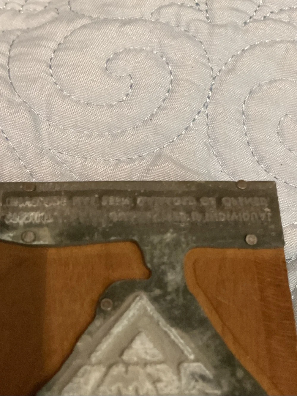 Vintage printing stamp.